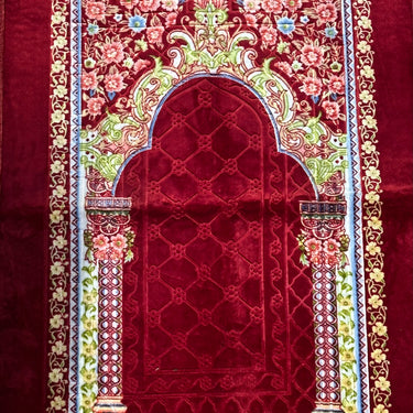 Soft Padded Prayer Mat - Red