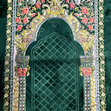 Soft Padded Prayer Mat - Green