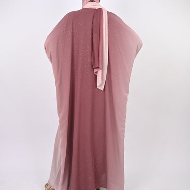 Ombre Pink - Glitter Abaya Set