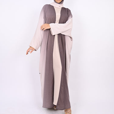 Ombre Mauve - Glitter Abaya Set