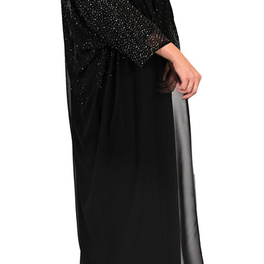 Laylah Cape Stone Work Embellished Abaya

