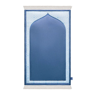 Padded Kids Prayer Mat with Classic Blue
