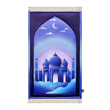 Padded Kids Prayer Mat with Twilight Masjid