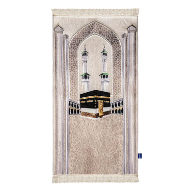 Adult Premium Padded Prayer Mat with Masjid al-Haram