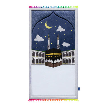 Padded Toddler Prayer Mat with Midnight in Mecca