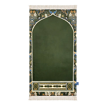 Adult Padded Prayer Mat with Madinah Rawdah