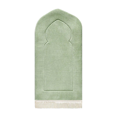 Padded Prayer Mat with Luxury Sage Arch