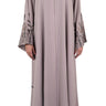Mink Premium Korean Nida Embroidered and Embellished Abaya