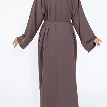 Open Abaya - Mauve