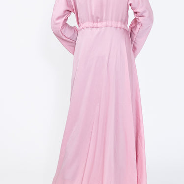 Empress Embellished Abaya - Pink