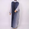 Ombre Blue Glitter Abaya Set