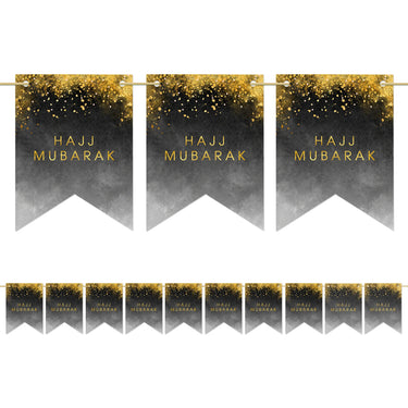 Hajj Mubarak Card Bunting - 3 Metres