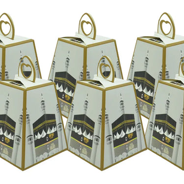 Kaaba Minaret Pyramid Favour Gift Box - Pack of 12