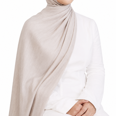 Cream AirLite Rayon Hijab