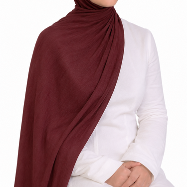 Maroon AirLite Rayon Hijab