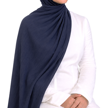 Navy AirLite Rayon Hijab