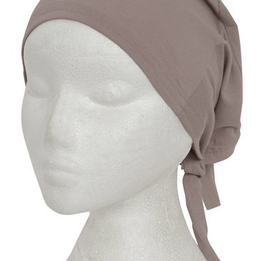 Mink Tie Up Bonnet