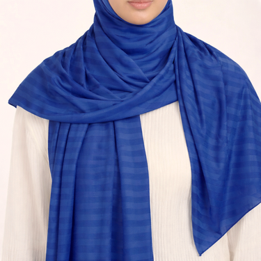 Wide Stripe Jersey - Royal Blue