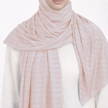 Wide Stripe Jersey - Blush