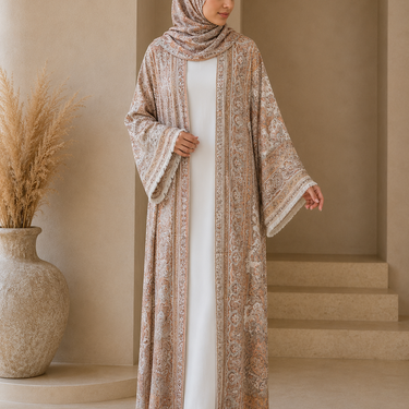 Desert Pashmina Open Abaya