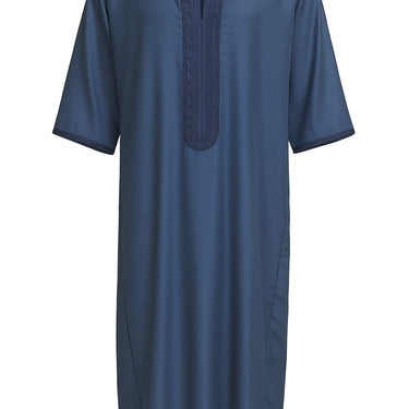 Royal Blue Boys Moroccan Thobe