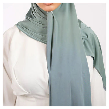 Sage Blue Liquid Jersey Hijab
