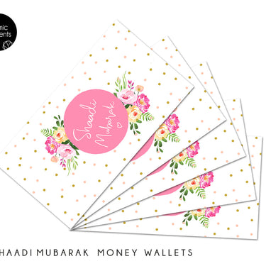 Money Wallets - Shaadi Mubarak - Pack of 5
