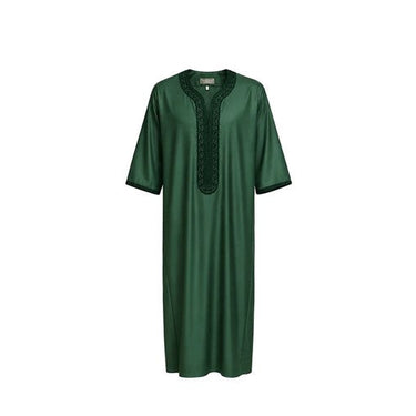 Bottle Green Boys Moroccan Thobe