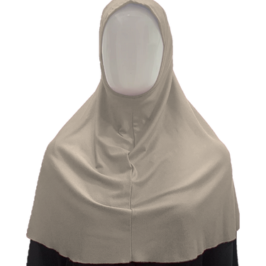 Beige XLarge Hijab T06