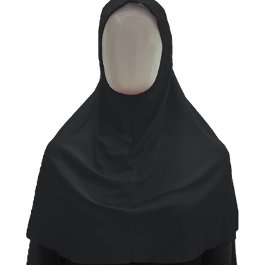 Black XLarge Hijab T06