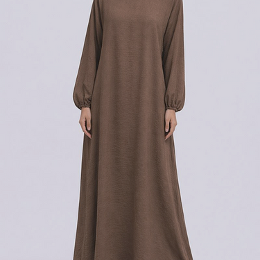 Black Essential Crepe Abaya