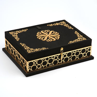 Neva Quran Rehal Box with Quran - Black