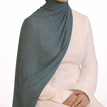 Eucalyptus Double Stitched Modal Hijab