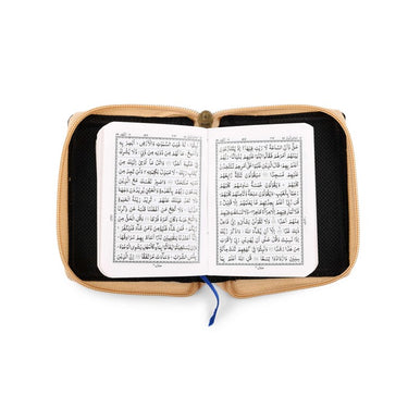 Gold Cover Zip Quran 119