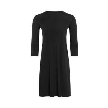 Girls Basic Jersey Abaya - Black