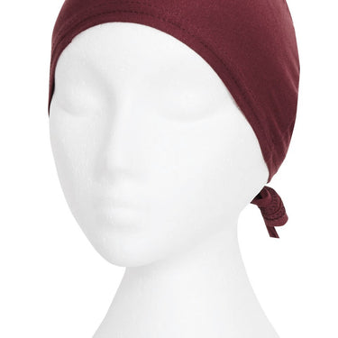 Maroon Tie Up Bonnet