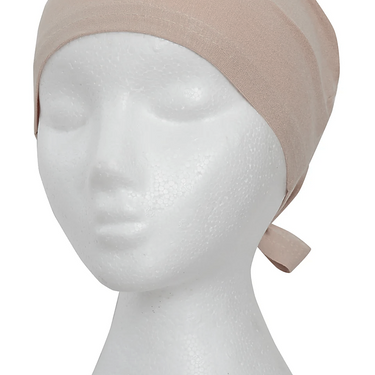 Nude Tie Up Bonnet