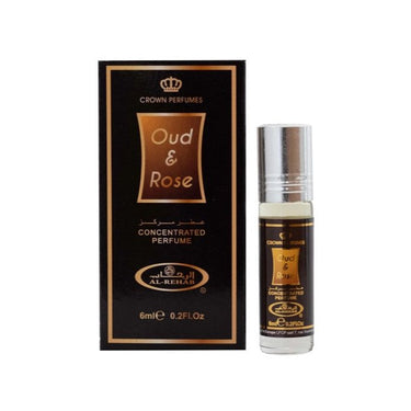 Al Rehab Oud & Rose Attar 6ml