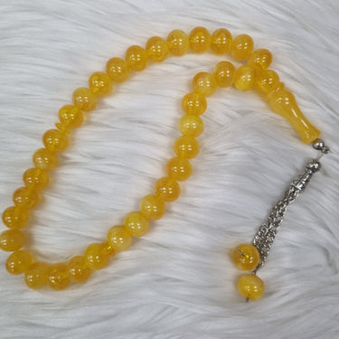 33 Beads Mono Tasbih - Yellow