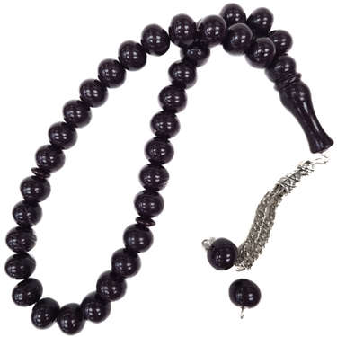 33 Beads Mono Tasbih - Dark Plum