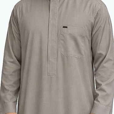 Pebble Signature Placket Detail Thobe
