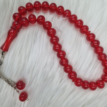 33 Beads Mono Tasbih - Red