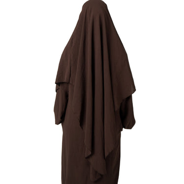Khimar Abaya - Brown