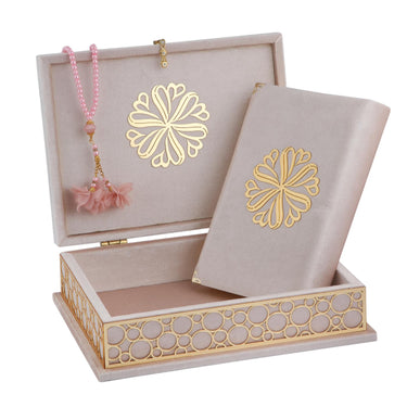 Neva Quran Rehal Box with Quran - Blush