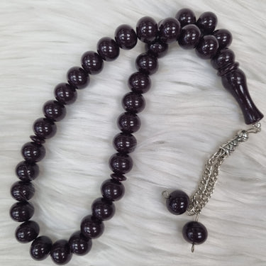33 Beads Mono Tasbih - Dark Plum