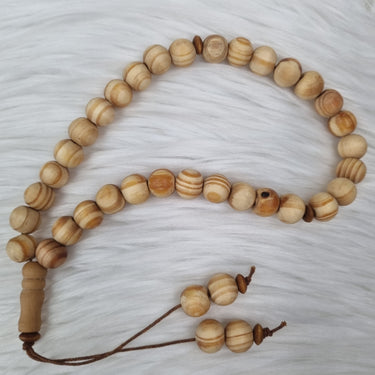 33 Beads Mono Tasbih - Oak Wood