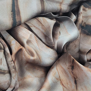 Watercolour Gradient Satin Hijabs - Sahara