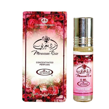 Al Rehab Moroccan Rose Attar 6ml