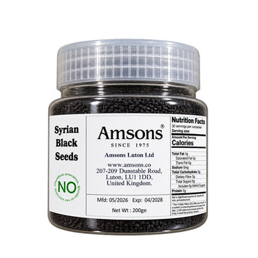 Amsons Premium Syrian Black Seeds Nigella Sativa 200g