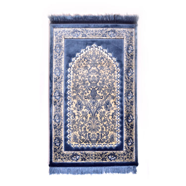 Memory Foam Padded Prayer Mat - Blue